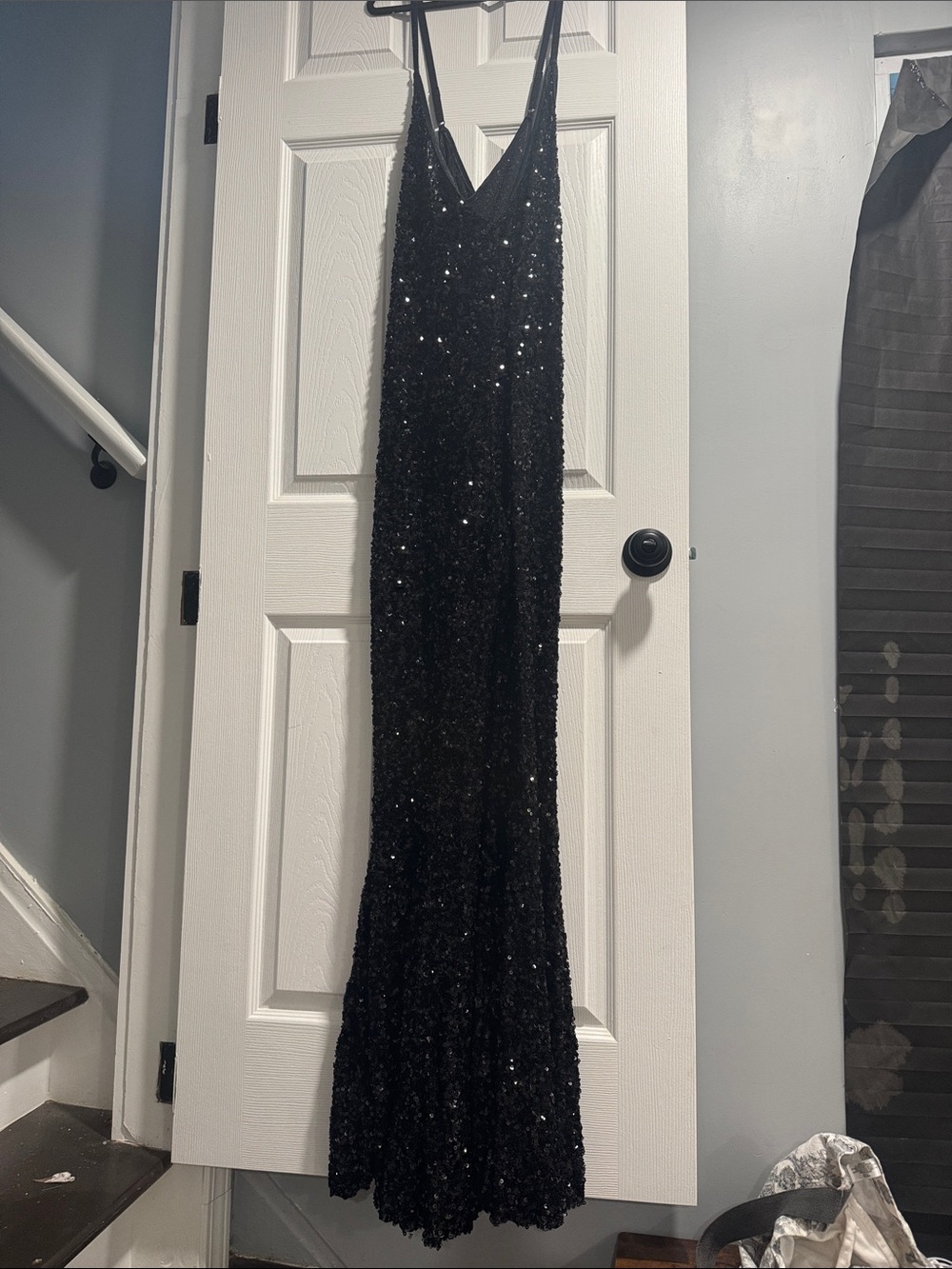 Dolls Kill Plus Black Sequin Jumpsuit